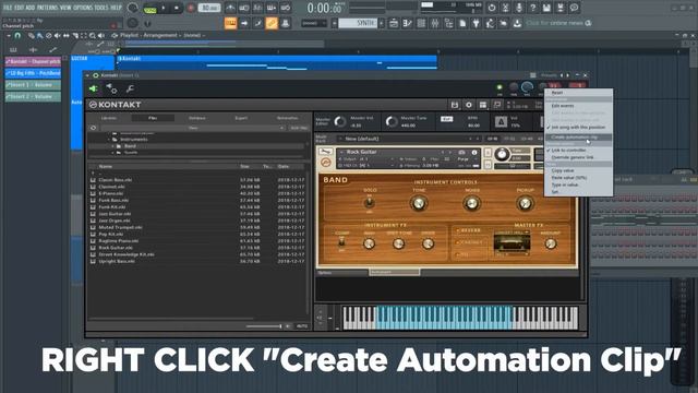 [FL STUDIO TIPS]  KONTAKT Pitch Automation, Vibration, Bending  ㅣ피치 오토메이션 바이브레이션 (콘탁)