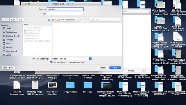 Hello World Program in Java on Mac смотреть онлайн