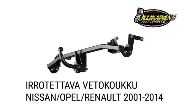 Irrotettava vetokoukku Nissan/Opel/Renault 2001-2014 смотреть онлайн