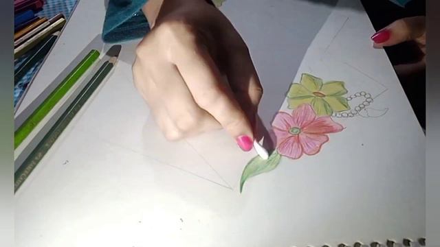 Name Art With Floral Frame ||Colorful Art (Aamir) смотреть онлайн