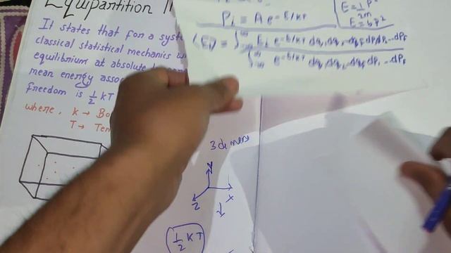 Equipartition Theorem (statistical Mechanics) Derivation