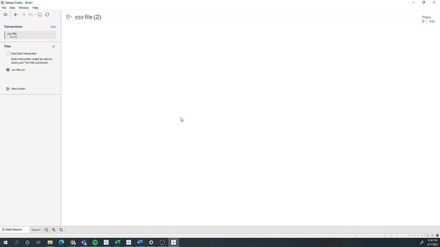 How to Import CSV in Tableau Public смотреть онлайн