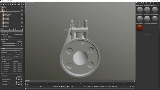 ЗАПЕКАНИЕ ТЕКСТУР В MARMOSET TOOLBAG 3.08