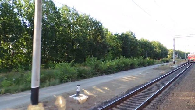 ЭР9Е-644 с пригородным поездом Янаул-Ижевск