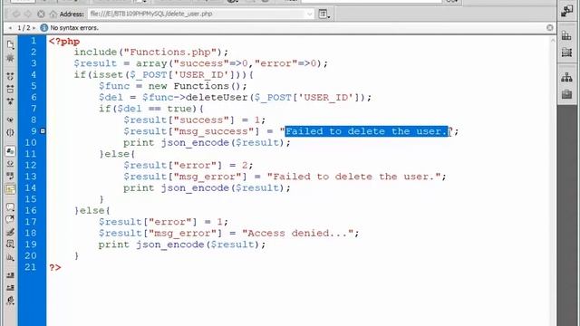 Android Studio for Beginner -41-Android PHP MySQL| PHP Database Connection смотреть онлайн