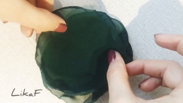 Изготовление цветов, материал шифон #LikaF_бренд смотреть онлайн