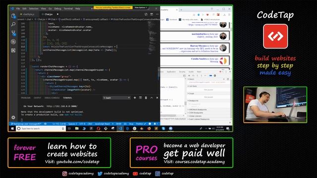 Style the Web Chat from Slack - JavaScript, HTML, CSS, React, Redux, GraphQL, Git смотреть онлайн