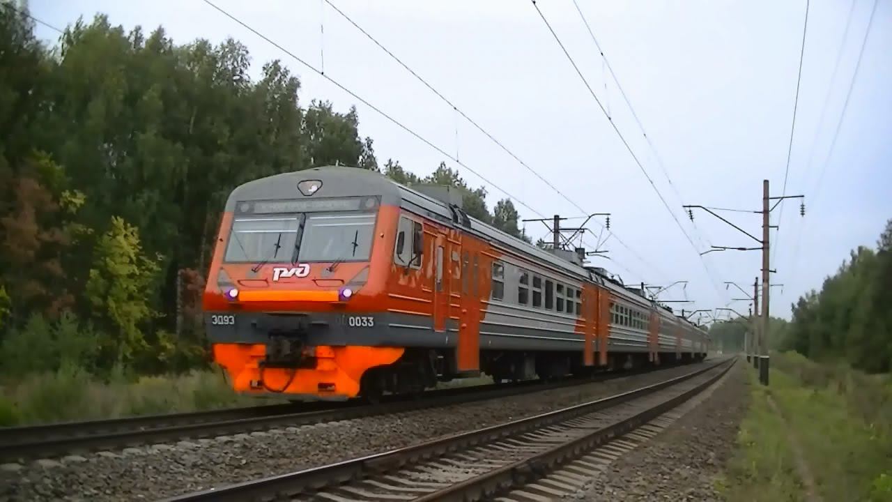 РЖД ЭД9Э-0033 Нижний Новгород - Тарасиха смотреть онлайн