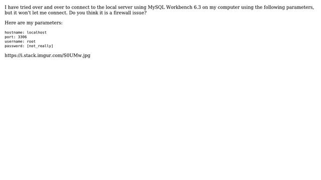 How to resolve "fail to connect to MySQL Serverat localhost:3306 with user root"? смотреть онлайн