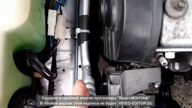 Установка кондиционера на Ваз 2114 часть 3 смотреть онлайн