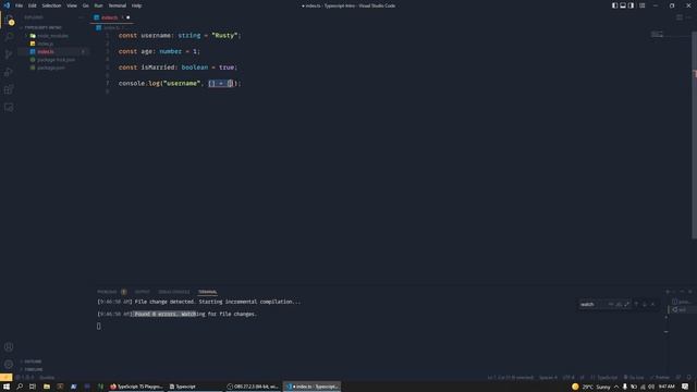 Typescript from scratch - Part 3: Primitive Types смотреть онлайн