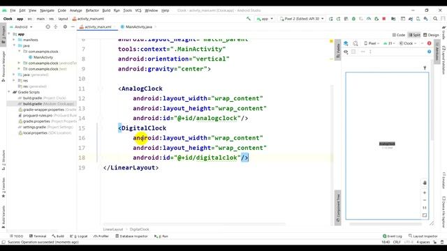 How to Clock In Android Studio (Class-39) Bangla Tutorial | Android Clock | Android Analog Clock смотреть онлайн