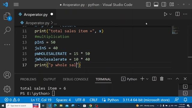 python Arithmetic Operator for beginner(Basic Info in urdu) смотреть онлайн