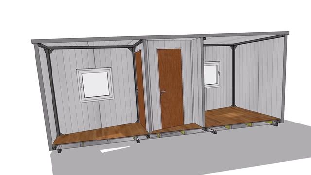 Бытовка 2,4х6х2,5 м (сэндвич-панель) смотреть онлайн