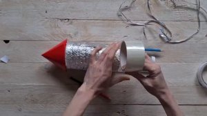 Как сделать ракету из бутылки.