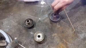 Восстановление бронзовой детали методом пайки