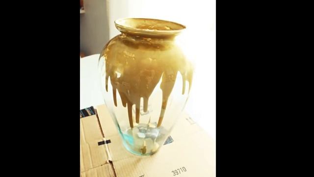 Декор стеклянной вазы своими руками. Декорирование, декупаж и т.д. смотреть онлайн