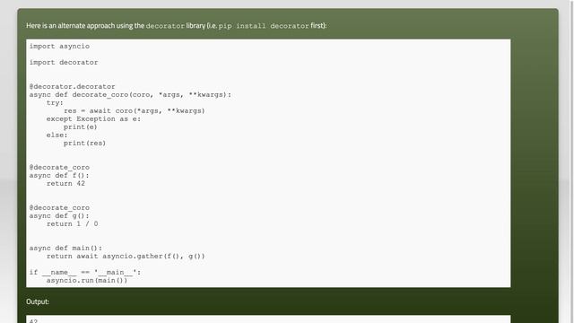 Using a coroutine as decorator смотреть онлайн