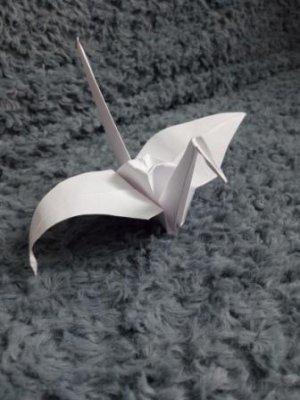 Журавлик из бумаги Оригами Мастер класс
