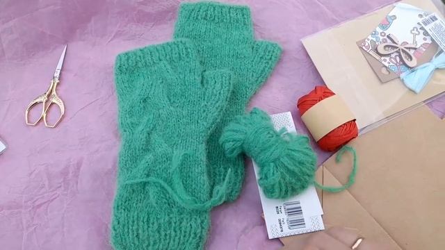 Связала митенки из пряжи Borstet Alpakka. Отзыв и впечатления о пряже