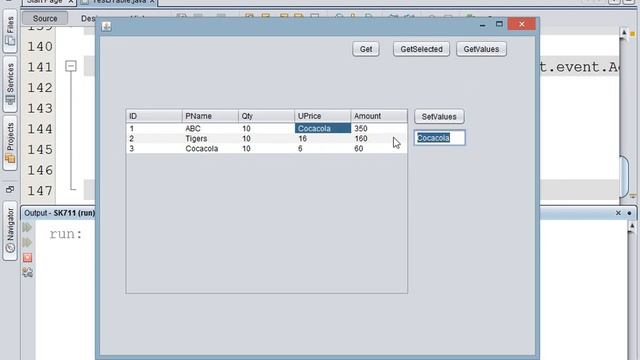 How to Use JTable Part1 | Java tutorial смотреть онлайн
