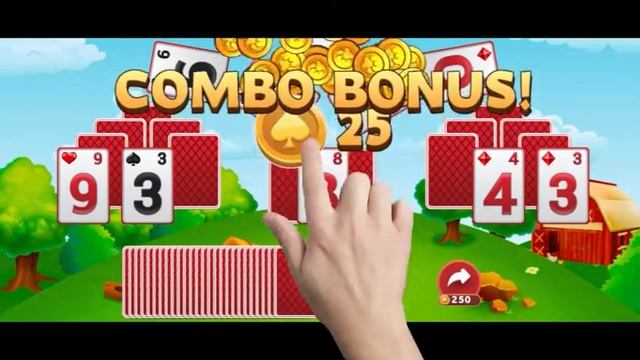 Solitaire Tripeaks : Farm смотреть онлайн
