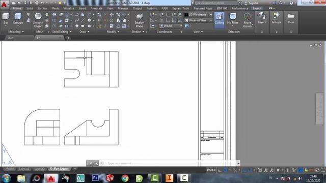 Autodesk inventor 3dimensi ke Autocad 2dimensi смотреть онлайн