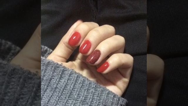 Процесс работы | Маникюр | шеллак + блески смотреть онлайн