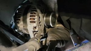 Chevrolet Orlando damper pulley. alternator. idle bearing. drive belt replacement