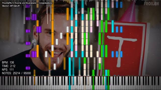 Synthesia/Zenith-MIDI: Congratulations | Impossible Piano | Black MIDI смотреть онлайн