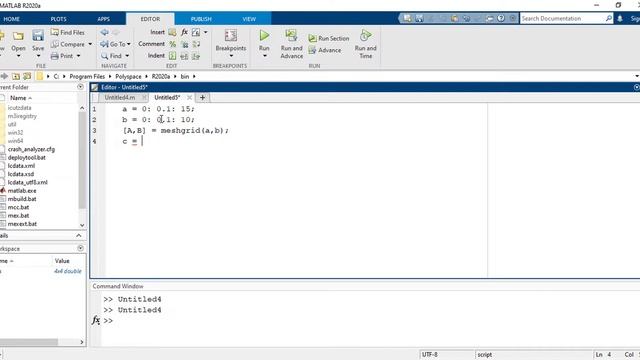 How to make 3D Plotting in MATLAB, MATLAB meshgrid, surf, mesh 3D plotting, color plots in matlab смотреть онлайн
