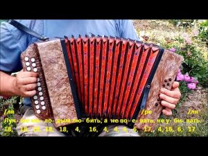 Пора домой. гр."Сектор Газа"  (разбор на гармони)