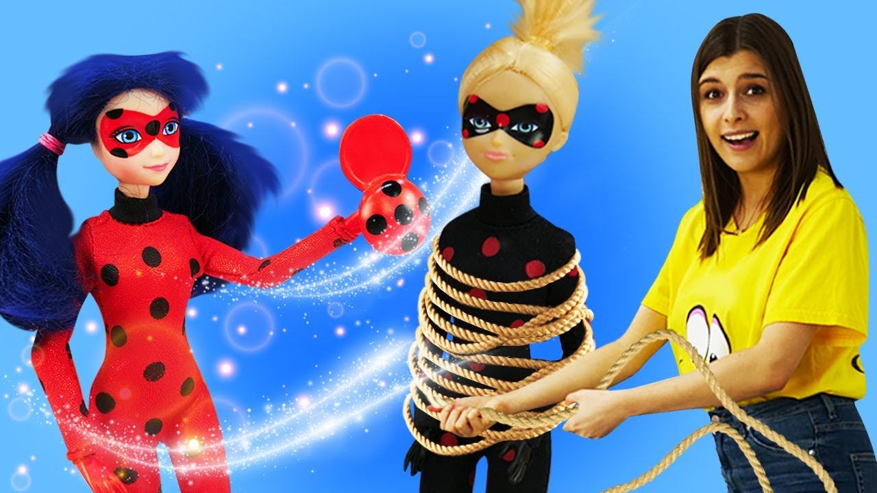Кукла Леди Баг - Игры для девочек в куклы и Той клаб. Маринетт узнала тайну Хлои. смотреть онлайн
