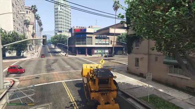 Grand Theft Auto V Бульдозер как танк зарешал смотреть онлайн