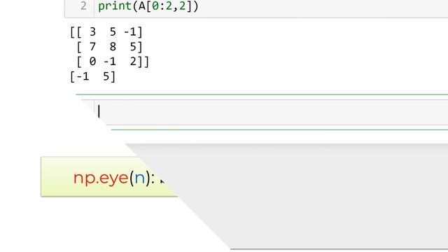 Python Tutorial: Matrices via Numpy for Absolute Beginners смотреть онлайн