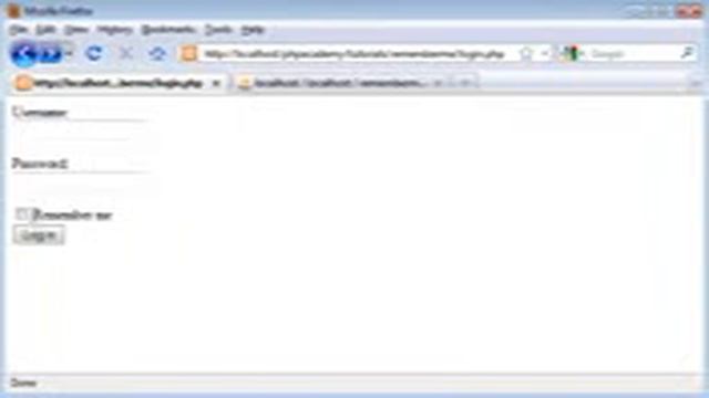 PHP Tutorials 'Remember me' style Login System using Cookies and Sessions Part 1 смотреть онлайн