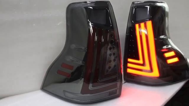 Стопы Prado 150, 2009-2017 год, дизайн Лексус , дымчатые смотреть онлайн