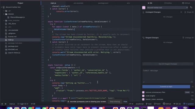 Creating A Discord Twitter V2 Streaming Bot In Node.js смотреть онлайн