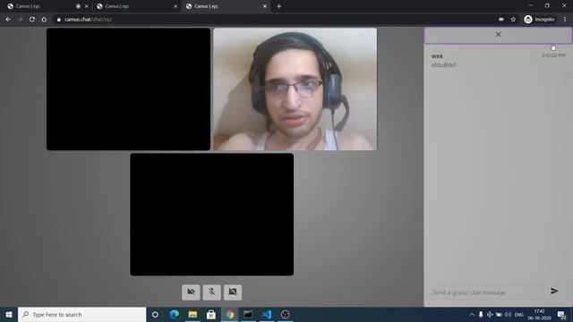 Node.js Python WebRTC Peer to Peer Group Video Chat Live Website Camus.chat Full Review смотреть онлайн