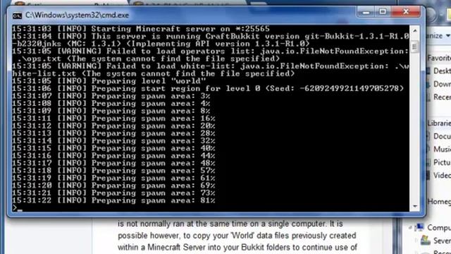 How to make a 1.3.1 bukkit minecraft server EASY смотреть онлайн