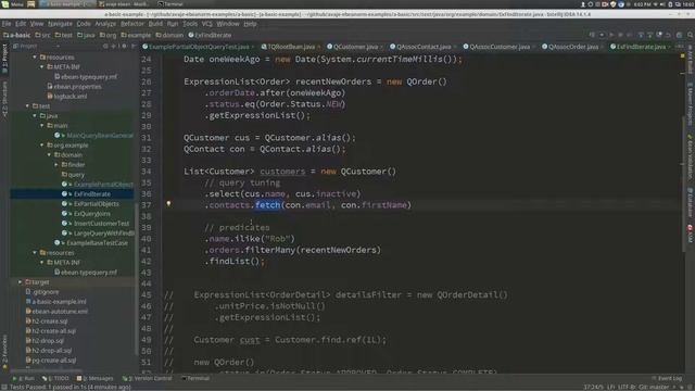 Ebean ORM Type safe queries смотреть онлайн