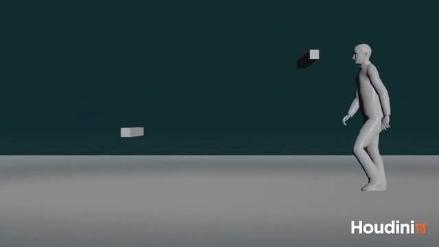 Houdini - fracturing animated object (Hip File) смотреть онлайн