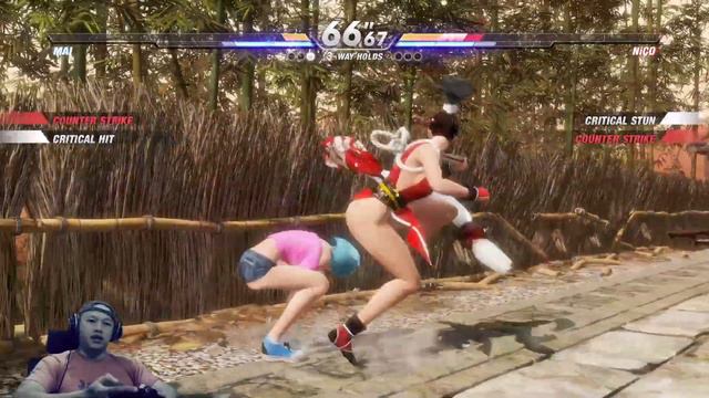 DOA 6 | Gameplay _ Versus Mode: Mai VS Nico