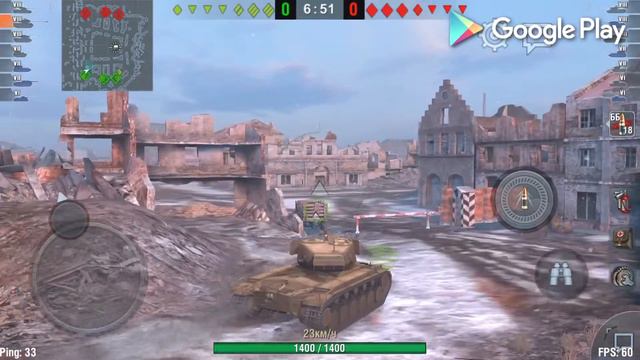 БАХ БАХ! РАЗОРВАЛ ТАНК! World Of Tank Blitz Игрофест смотреть онлайн