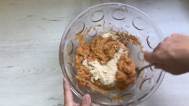 Безглютеновые ОЛАДЬИ из Тыквы / Рецепты из тыквы смотреть онлайн