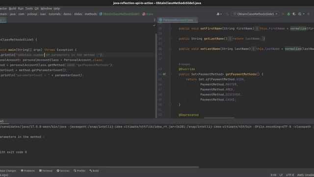 Java: Reflection API - Obtain Class Methods смотреть онлайн