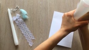 Декор свечей для свадебного семейного очага. Мастер-класс декор свечей своими руками