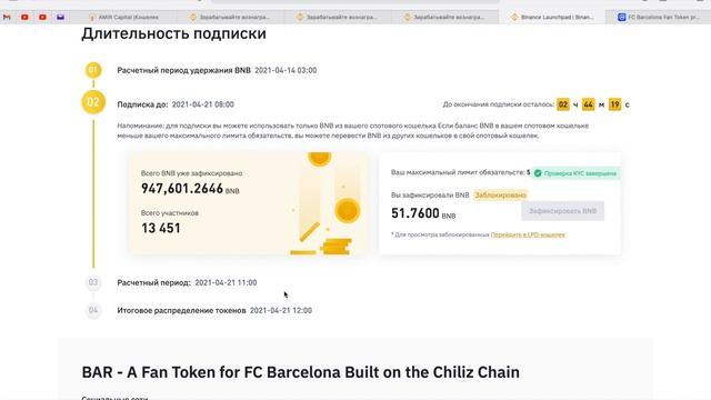 Участвую в Binance Launchpad и показываю от А до Я. Сколько получилось заработать? смотреть онлайн