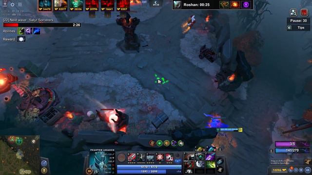 Фантомка через блинк и статы в Dota 1x6 [New: Cleansing Blade] смотреть онлайн
