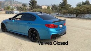 BMW F90 M5 Full Exhaust Sound Demonstration (Valvetronic Designs)